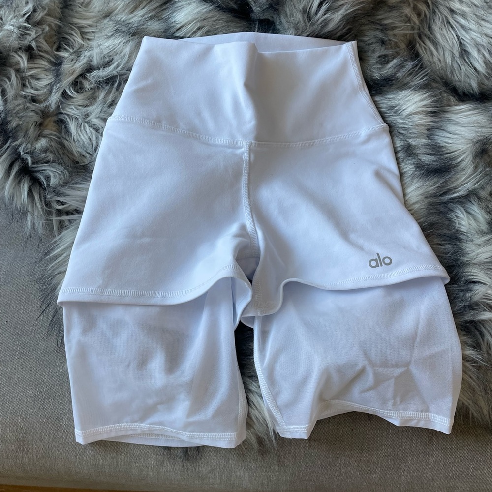 Alo white shorts